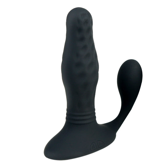 TARISS'S Anal Vibe Up and lower piston possible 3 -stage expansion and contraction x9 -step vibration mode Remote control silicone black