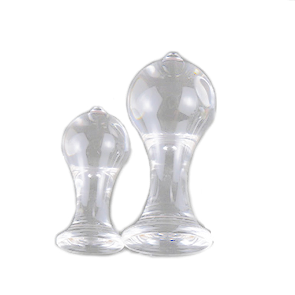 TaRiss's Anal Plug Anal Plug Anal Expansion Prostate Development Balloon Acrylic Resin with Base Unisex Clear