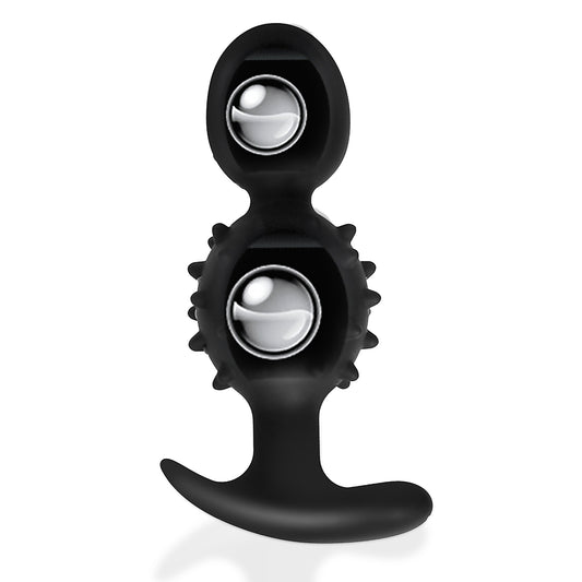 Maparon Anal Beads Bead Built -in anal plug anchor shaped pedestal Silicon Black available for going out