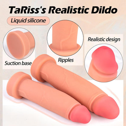 塔里斯（Tariss）的插头逼真的假阳具大厚的性玩具