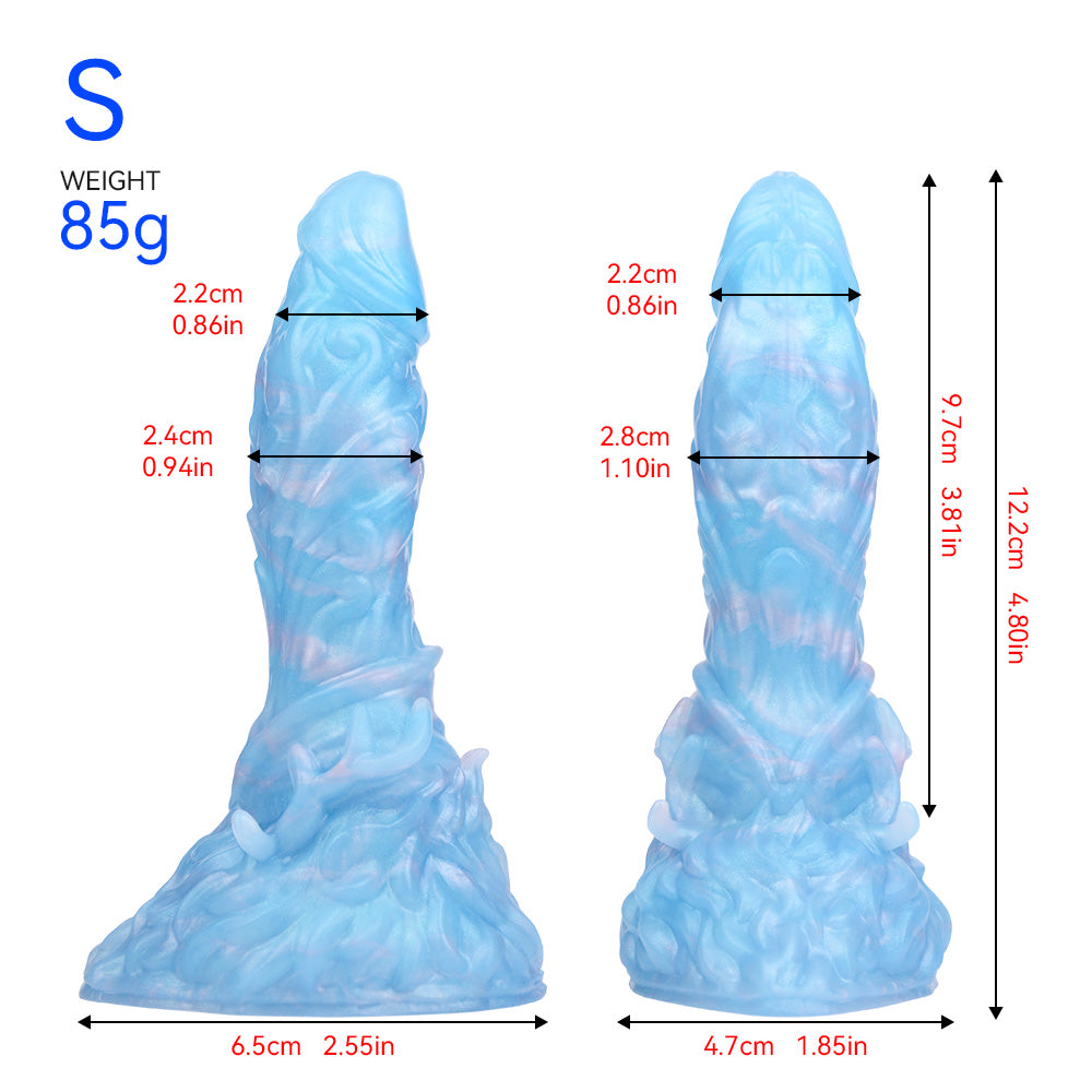 MinYn 鹿 アナルプラグ アナル拡張 アナル開発 凹凸あり 吸盤付き 液体シリコン - TaRiss's