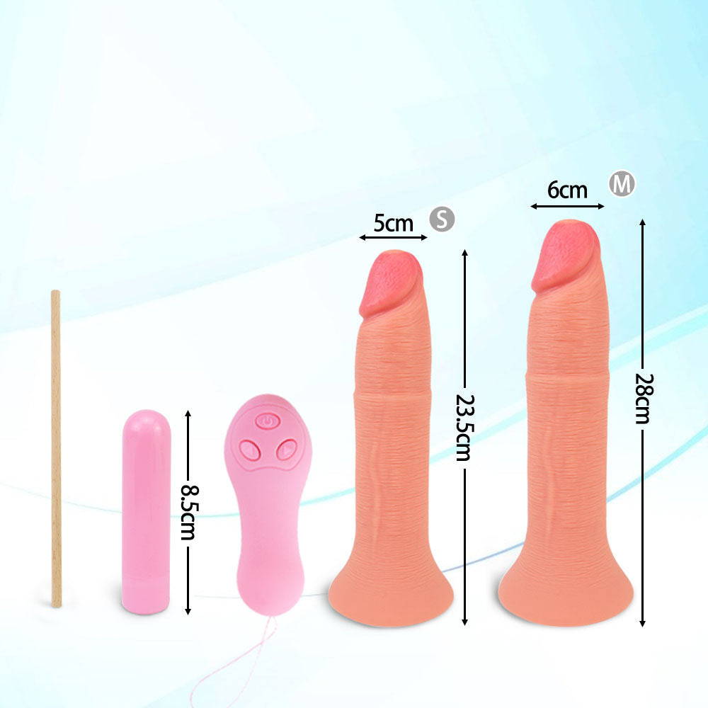 TaRiss's 4-Piece Set dildo Anal Vibrator Hollow Type with Rotor 10 Vibration Modes - TaRiss`s